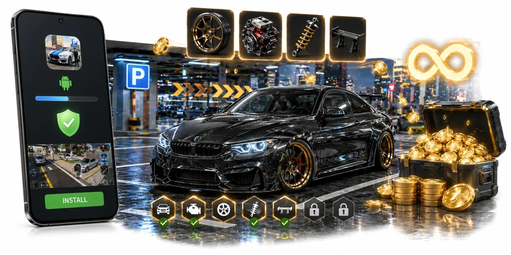 car parking multiplayer mod apk unlock everything 1 car parking multiplayer mod apk unlock everything 2026 with unlimited money cars and android installation interface