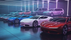 variety of vehicles in car parking multiplayer gameplay with different car types and shiny showroom design