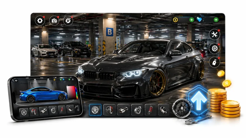 Car parking multiplayer hack guide with cars upgrades and gameplay features