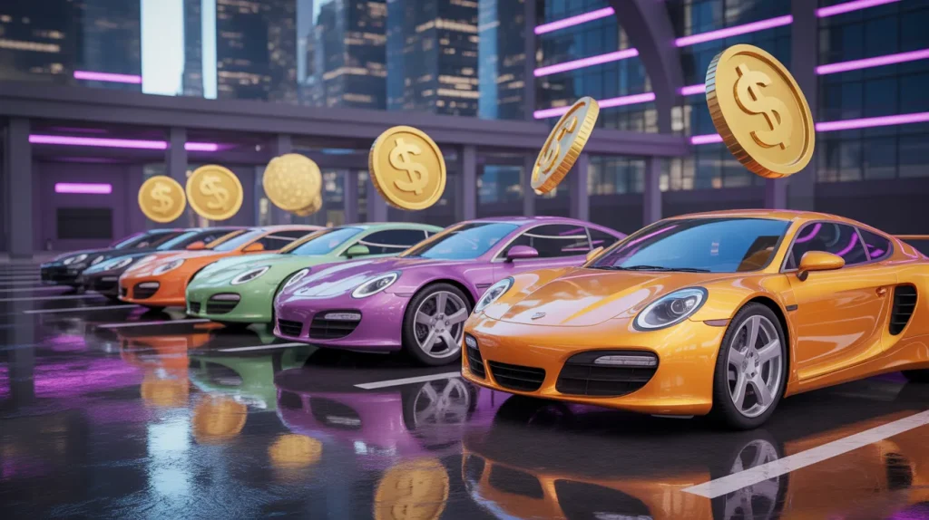 car parking multiplayer mod apk unlimited money and gold gameplay scene