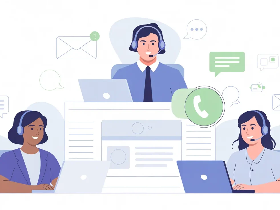 Contact support page for website help, feedback, and inquiries