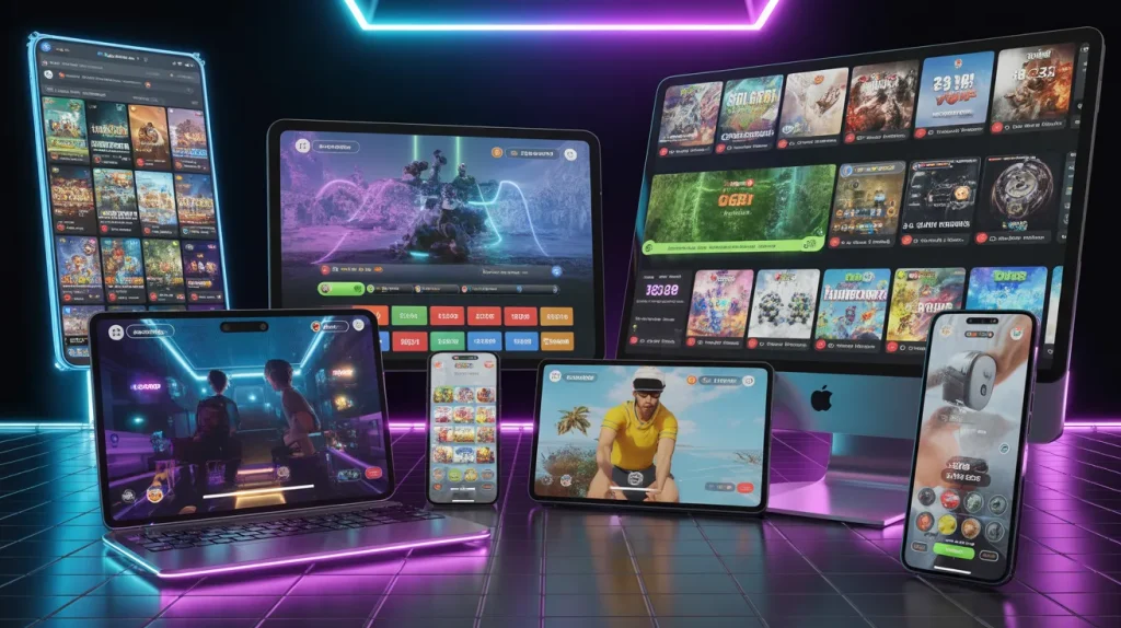 all games collection android ios pc gaming library overview