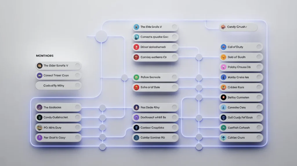 how games are organized by platform and genre structure