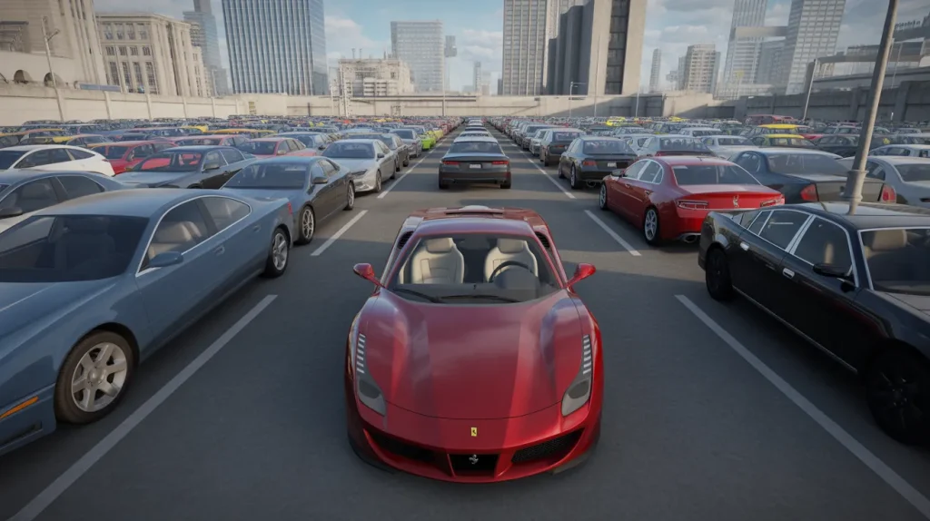 car parking multiplayer open world driving gameplay