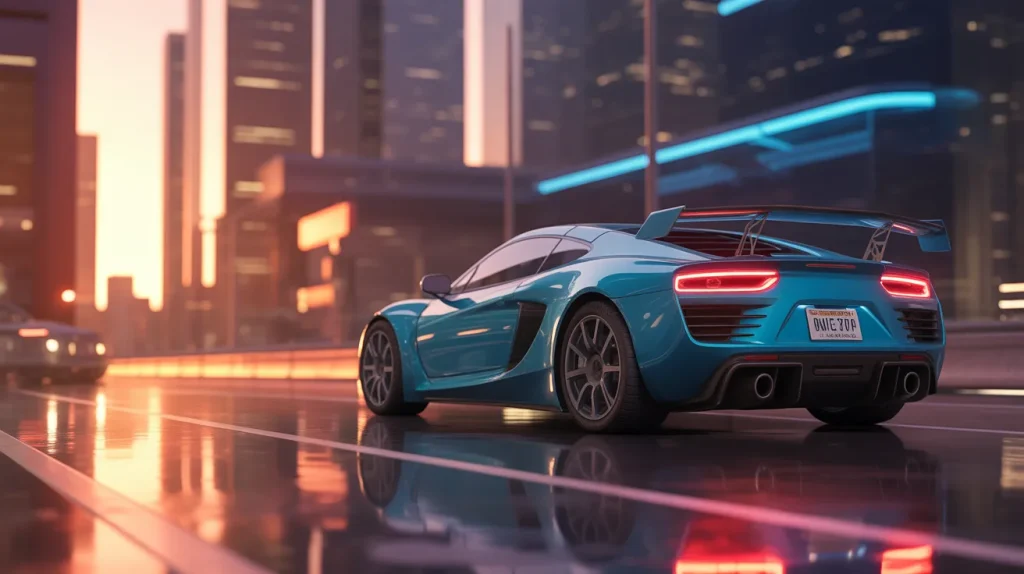 car parking multiplayer 1 gameplay original version city driving scene