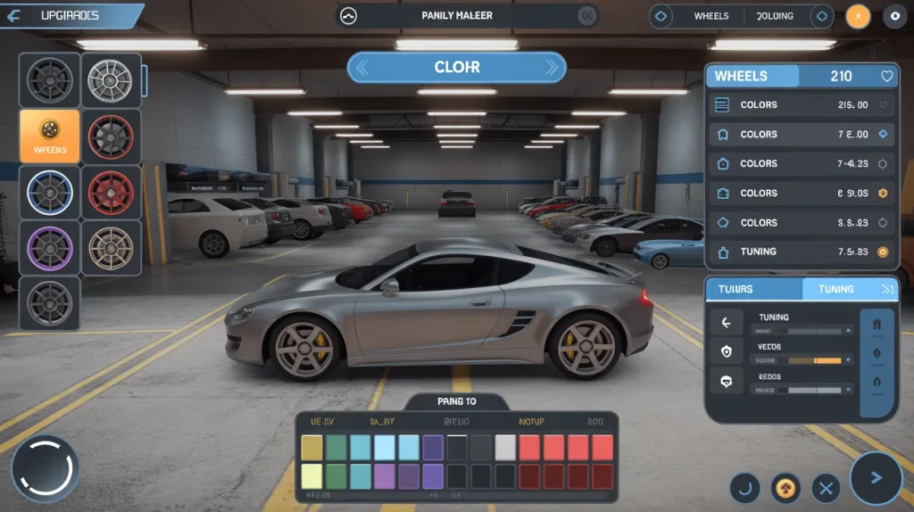car parking multiplayer vehicle customization features