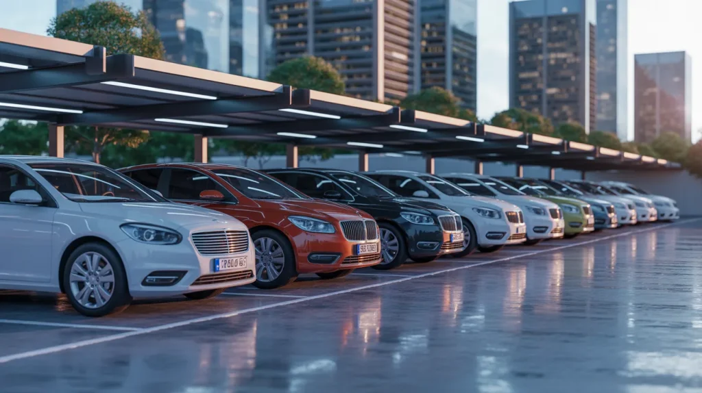 Car Parking Space Rental 1 car parking space rental area with modern parking spaces for rent