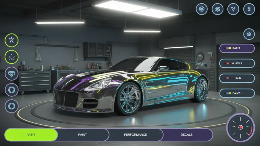 car parking multiplayer customization and upgrade features