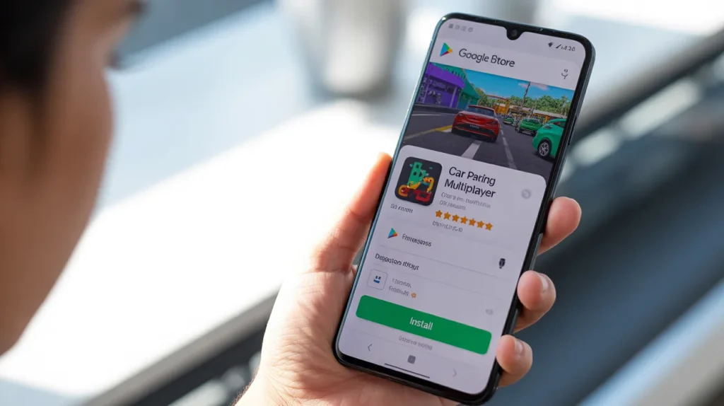 download car parking multiplayer from google play store safely