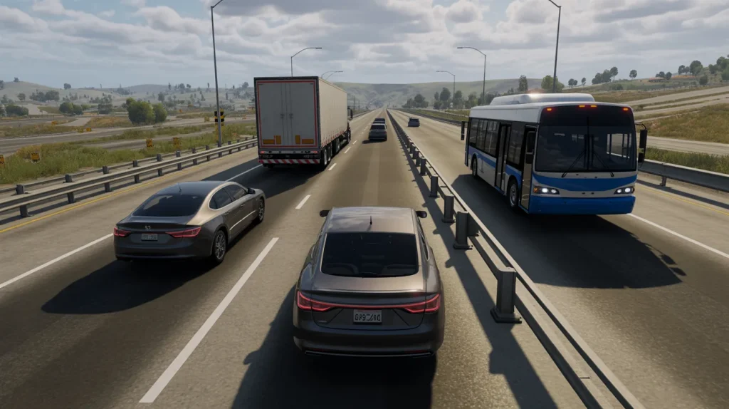 types of driving simulation games car truck and bus simulator