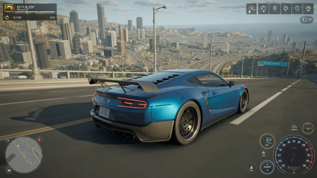 features of modern driving simulation games realistic physics