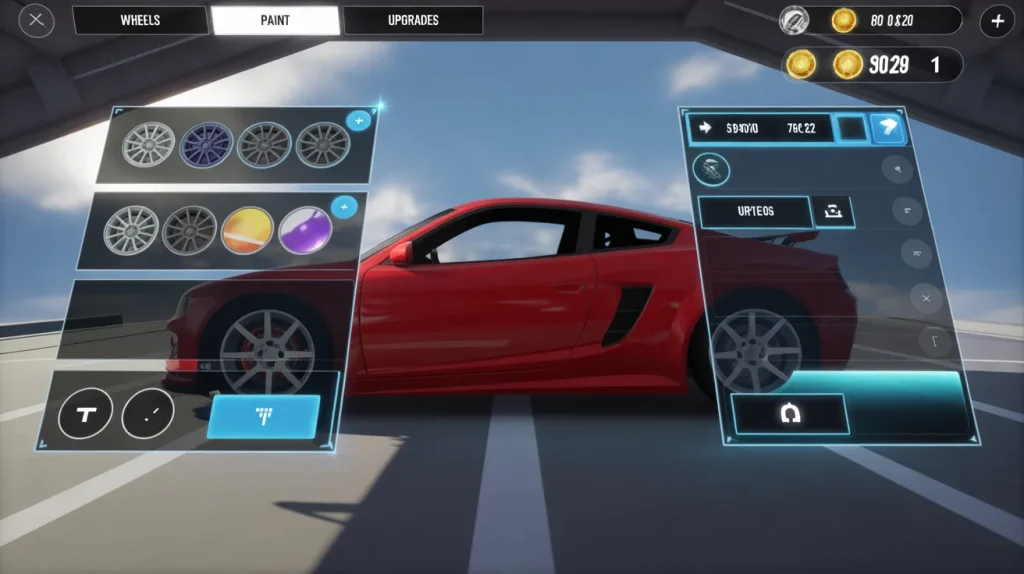 car parking multiplayer features vehicle customization screen
