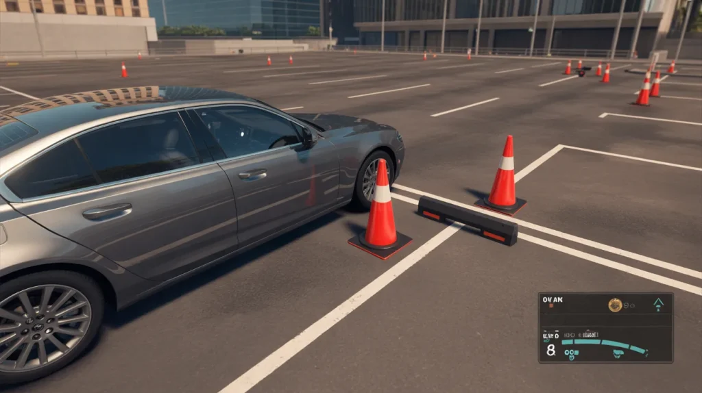 realistic cars parking challenge in parking simulator game