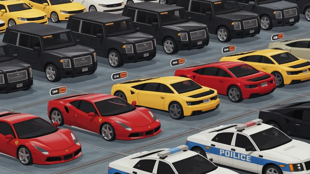 car parking multiplayer unlocked cars garage