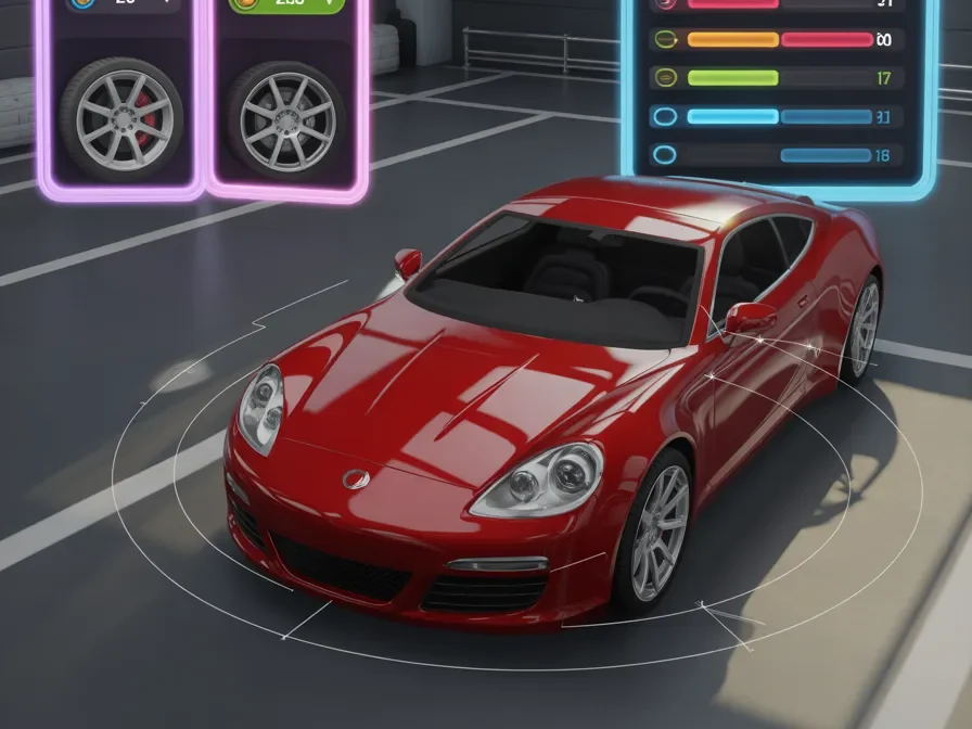 car parking game features including vehicle customization