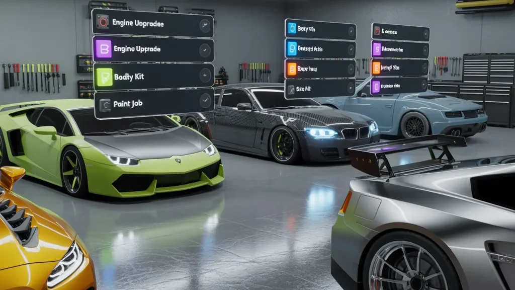 car parking multiplayer car customization garage
