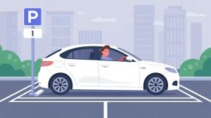 Stress-free parking experience with reserved parking pass access